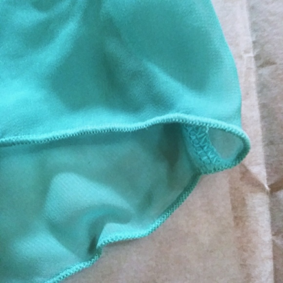 Aquamarine Sheer Chemise - Picture 6 of 8